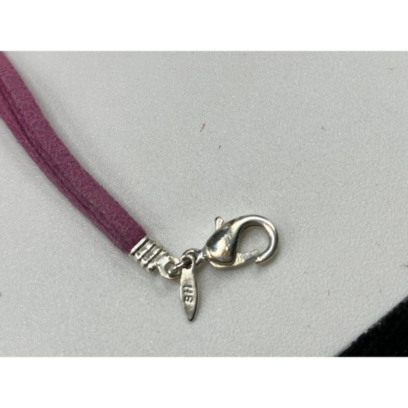 Avon SH Purple Pink Faux Pearls Beaded 2006 2 Strand Silver-Tone Chain Necklace! - Picture 9 of 11